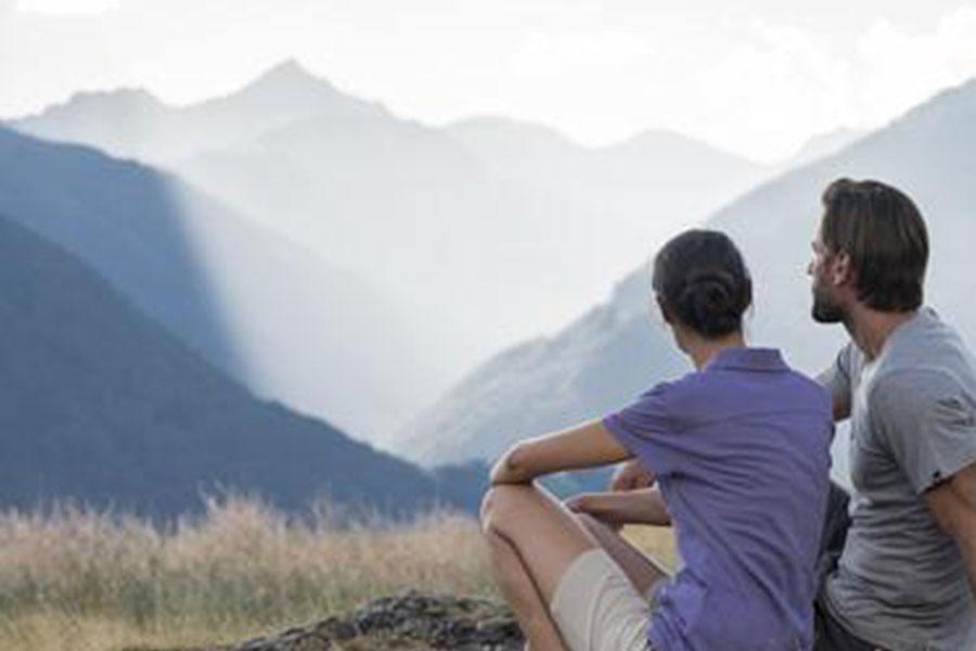 Far-reaching views at the summit